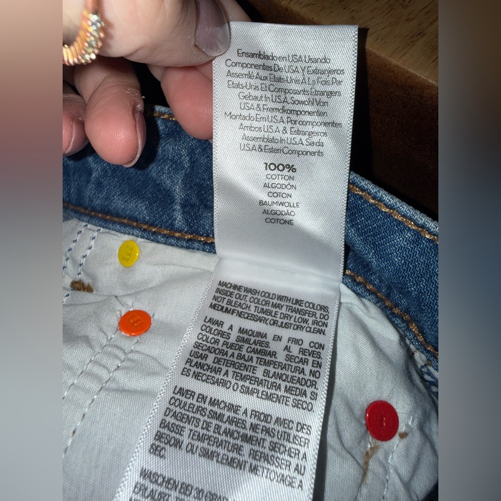 Mother. Snacks! High Waisted Twizzy Skimp in Delicous Memories Wash. size 27. - Picture 12 of 12